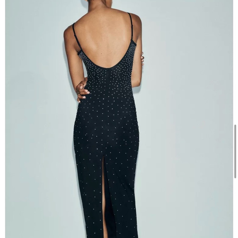STRASS POLYAMIDE DRESS - Picture 5 of 8